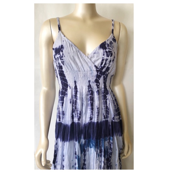 Coline ♥️ Tie Dye Empire Waist Maxi Dress - Picture 2 of 7